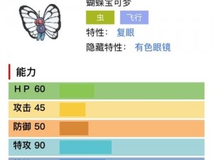 揭秘宠物小精灵手游攻略：全面解析巴大蝶特性与技能详解