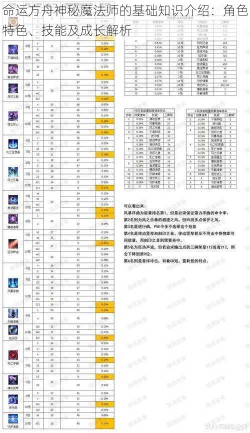 命运方舟神秘魔法师的基础知识介绍：角色特色、技能及成长解析