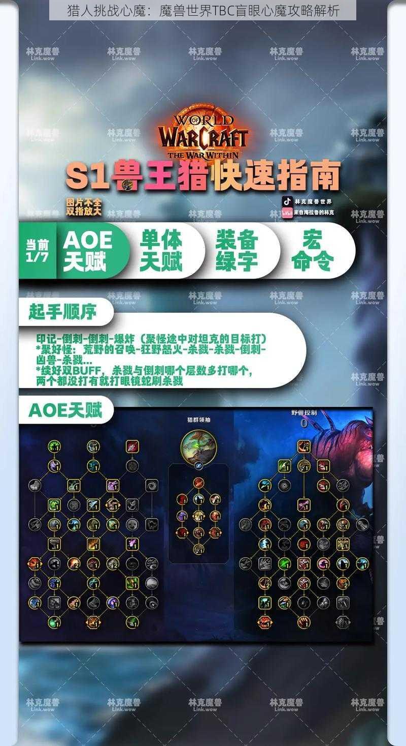 猎人挑战心魔：魔兽世界TBC盲眼心魔攻略解析