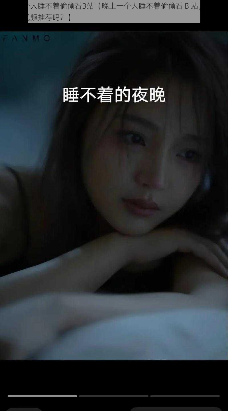 晚上一个人睡不着偷偷看B站【晚上一个人睡不着偷偷看 B 站，有什么好看的视频推荐吗？】