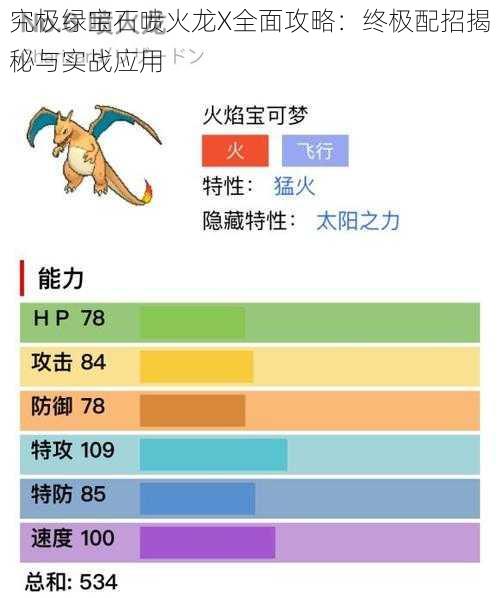 究极绿宝石喷火龙X全面攻略：终极配招揭秘与实战应用