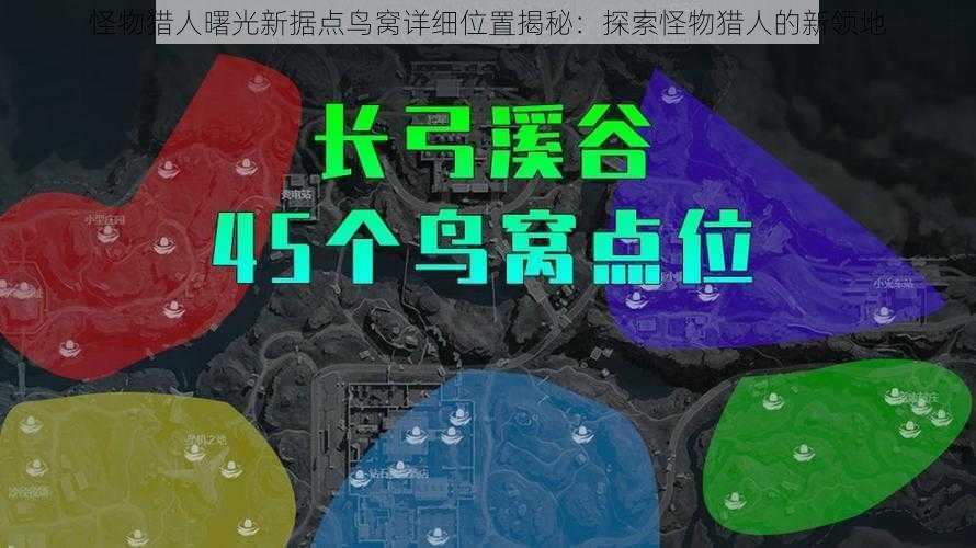 怪物猎人曙光新据点鸟窝详细位置揭秘：探索怪物猎人的新领地