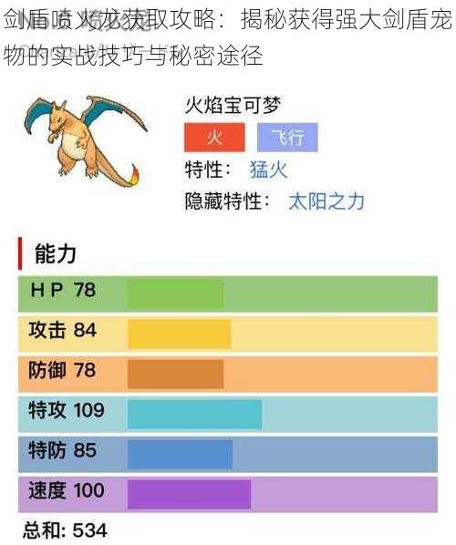 剑盾喷火龙获取攻略：揭秘获得强大剑盾宠物的实战技巧与秘密途径