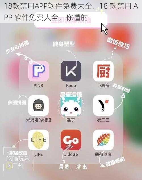 18款禁用APP软件免费大全、18 款禁用 APP 软件免费大全，你懂的