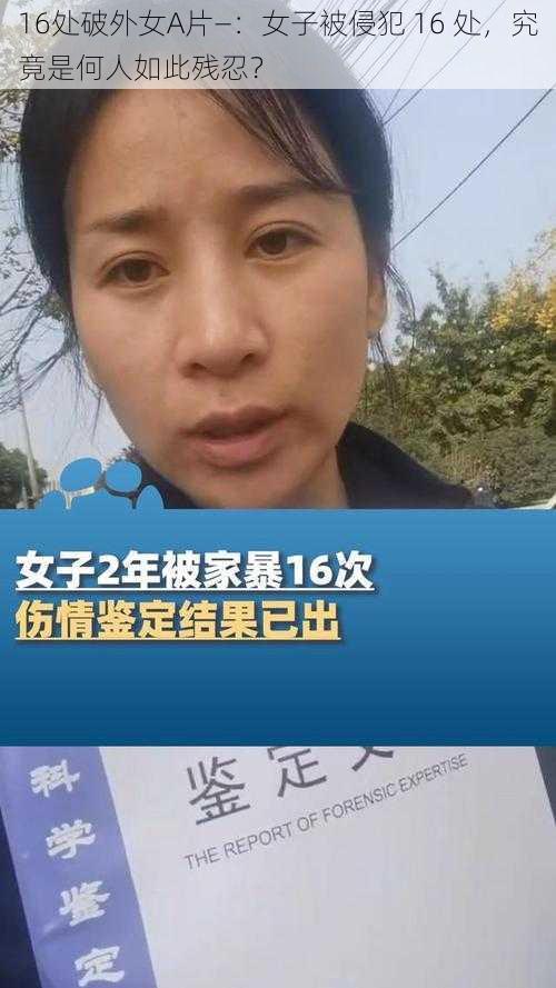 16处破外女A片—：女子被侵犯 16 处，究竟是何人如此残忍？