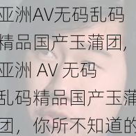 亚洲AV无码乱码精品国产玉蒲团,亚洲 AV 无码乱码精品国产玉蒲团，你所不知道的秘密