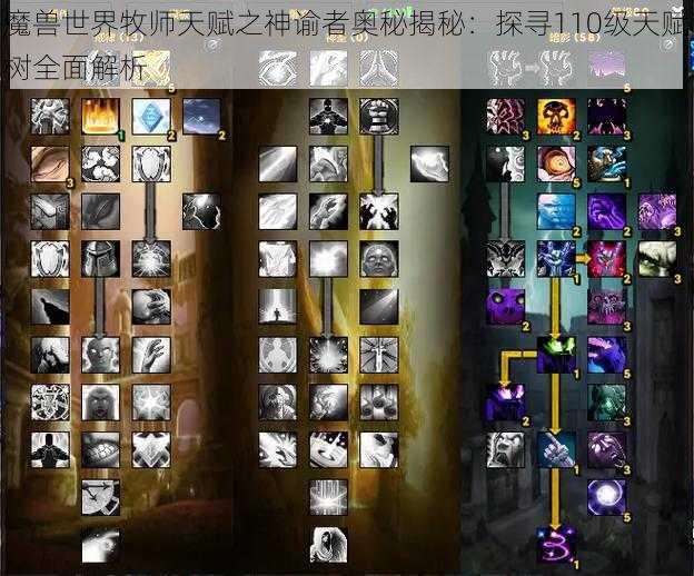 魔兽世界牧师天赋之神谕者奥秘揭秘：探寻110级天赋树全面解析