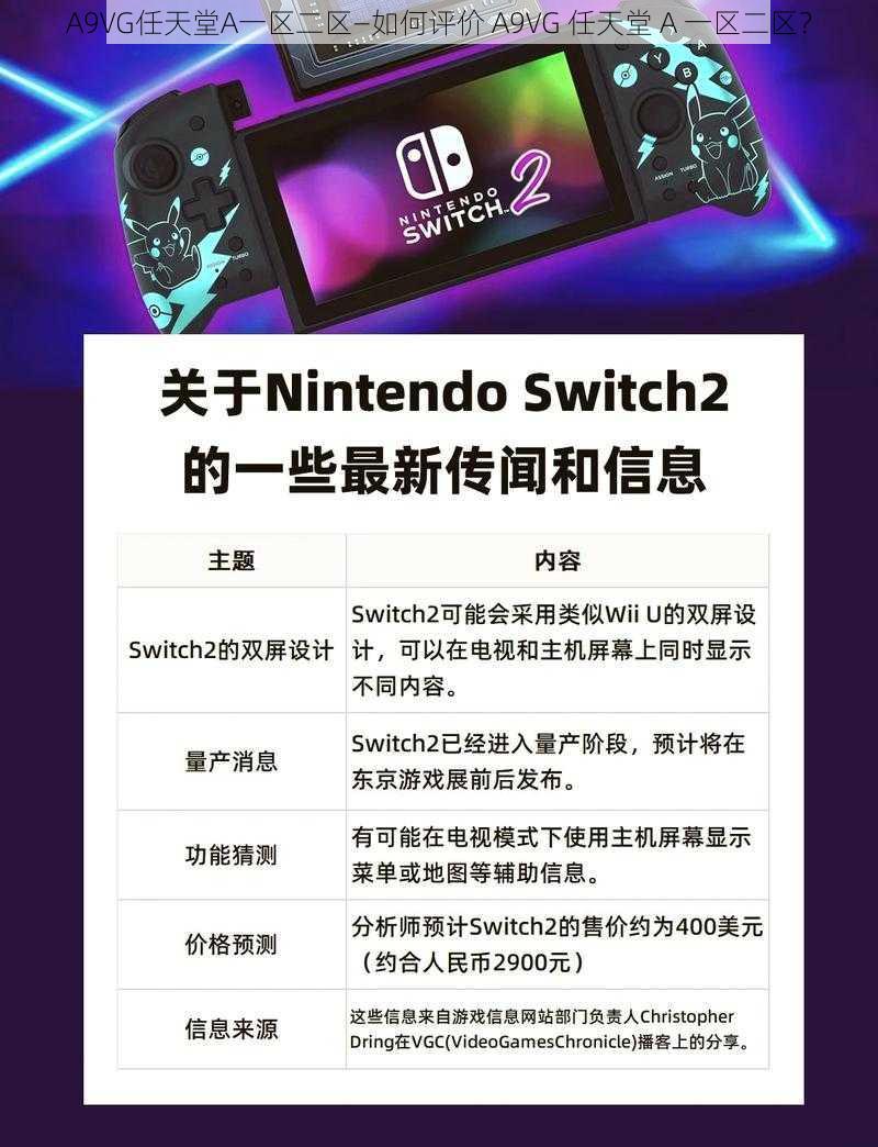 A9VG任天堂A一区二区—如何评价 A9VG 任天堂 A 一区二区？