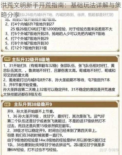 洪荒文明新手开荒指南：基础玩法详解与策略分享